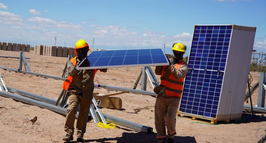 Significativo avance de la obra del Parque Solar I