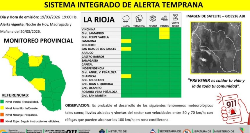 Emiten alerta por niebla, lluvias y vientos