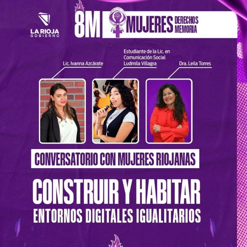Se realiza el conversatorio &ldquo;Construir y Habitar entornos digitales igualitarios&ldquo; 