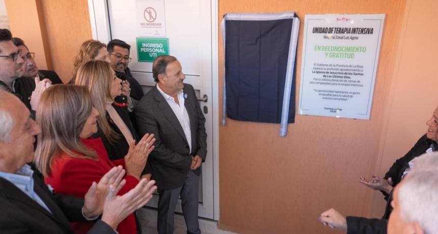 Quintela inaugur&oacute; una nueva terapia intensiva y un renovado servicio de odontolog&iacute;a en el Hospital de Chamical