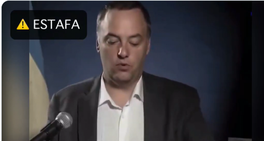 Un entrerriano cay&oacute; en una multimillonaria estafa con un falso video de Adorni