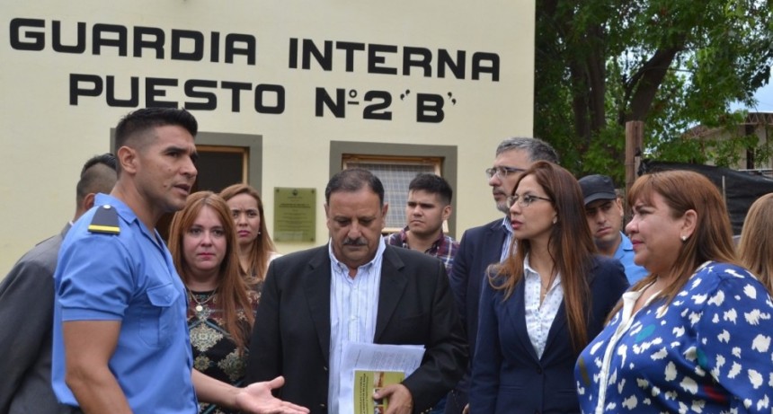 El gobernador Quintela recorrió el Servicio Penitenciario Provincial