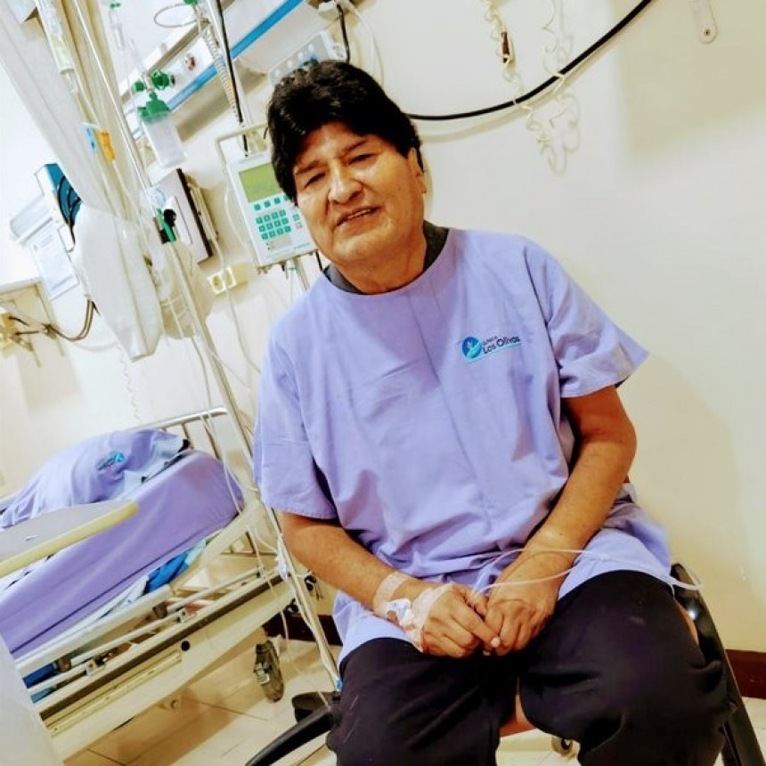 Evo Morales fue internado en Bolivia por COVID-19