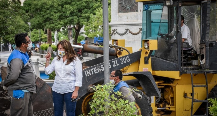 Municipio realizó tareas de recuperación tras el temporal de viento