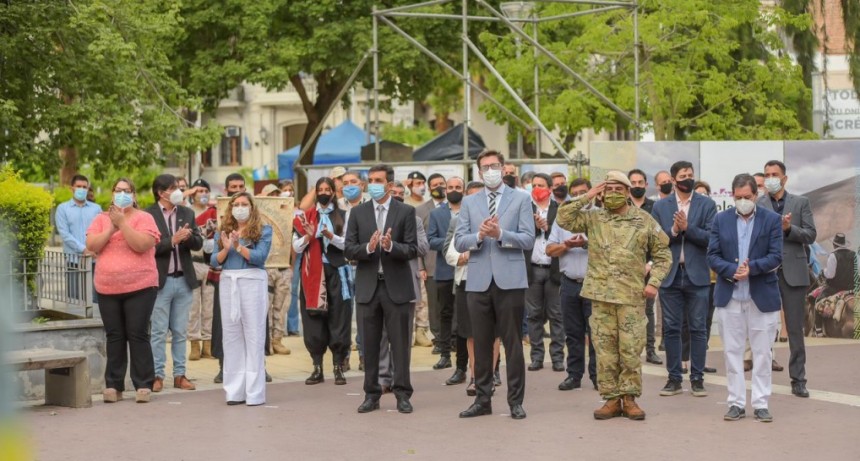 Homenajearon a los riojanos y riojanas que participaron de la gesta heroica Zelada Dávila Larrahona 