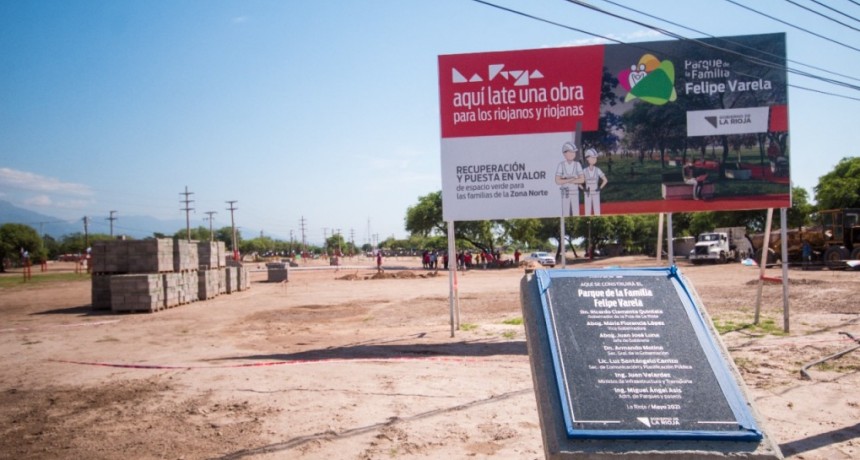  Avanza la construcción del Parque Norte en la Capital