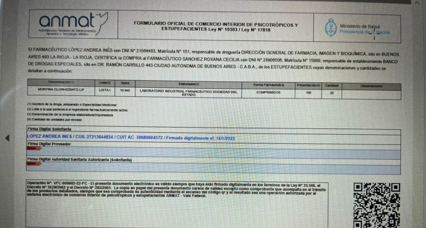 La Rioja realiza la aplicación del Vale Federal para la adquisición de medicamentos