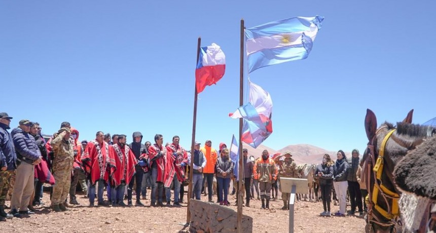 Se conmemoró la Expedición Zelada Dávila Larrahona desde el hito de Come Caballos 