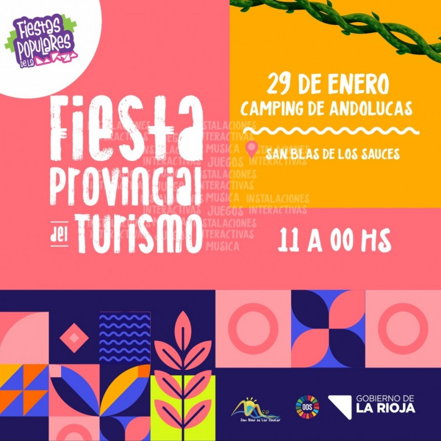 Con entrada libre y gratuita se realizará una nueva edición de la Fiesta Provincial del Turismo en San Blas de Los Sauces