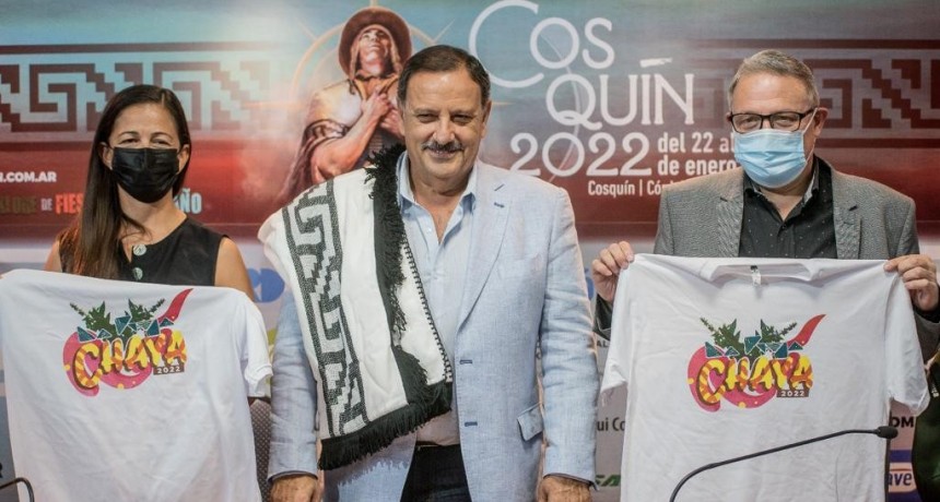 El gobernador Ricardo Quintela presentó La Chaya en el festival de Cosquín 