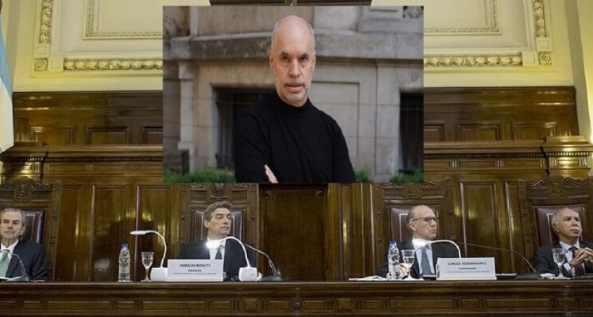 El presidente ordenó que se inicien las acciones penales por corrupción entre Larreta y la Corte