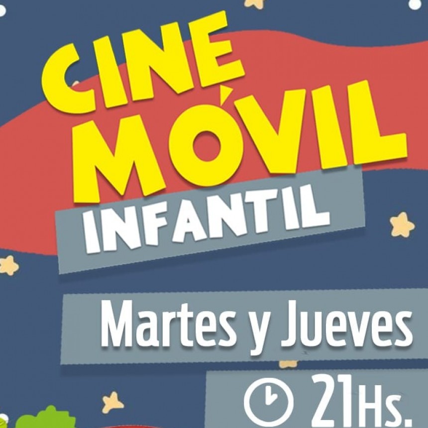 Realizarán la primera edición de Cine Móvil Infantil