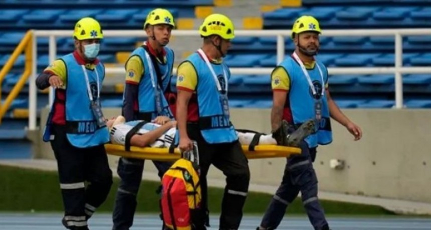 Buonanotte sufrió traumatismo de columna cervical y cráneo