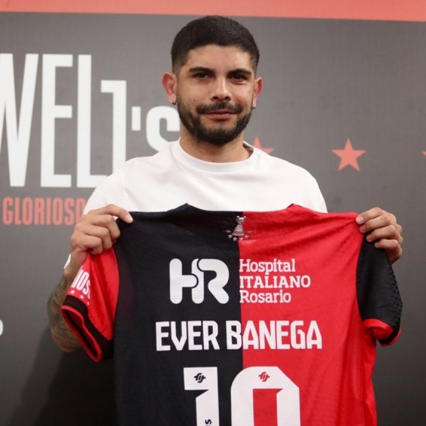 Éver Banega fue presentado en Newell´s 