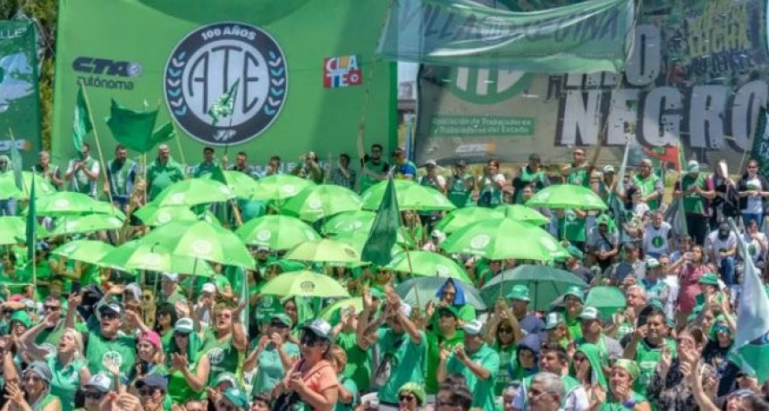 ATE asegura que el acatamiento al paro de estatales es del 95% en todo el país