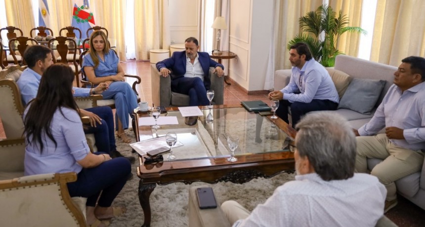 Quintela recibió al sindicato de obras sanitarias y ratificó la voluntad de avanzar en mejoras salariales para el sector