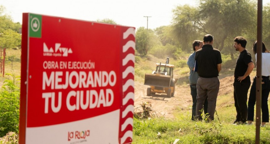 Municipio inicia obras en vías de ingreso al Bº Los Naranjos