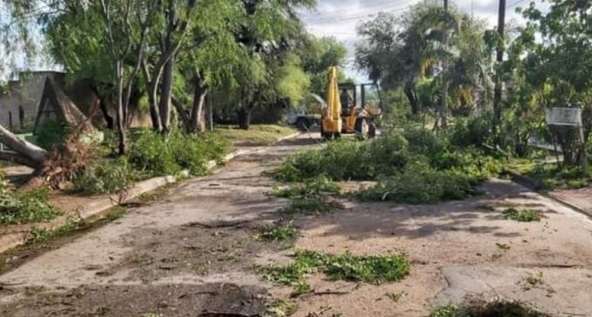 En Chamical hay 7 evacuados por las intensas lluvias