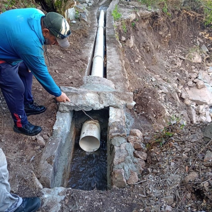  Avanza el trabajo de Aguas Riojanas en Chamical luego del temporal