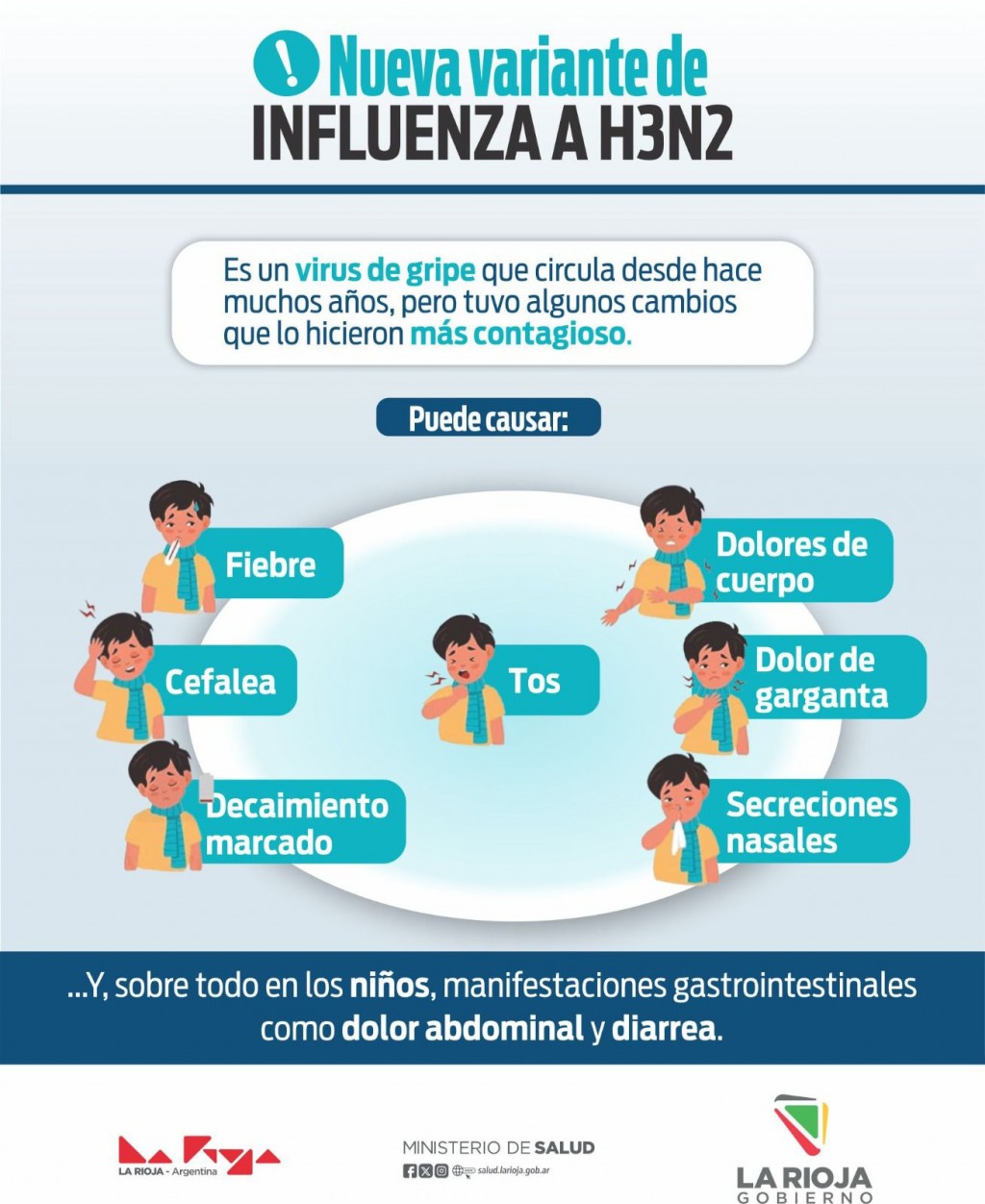 Confirman el primer caso de la gripe H3N2 en La Rioja