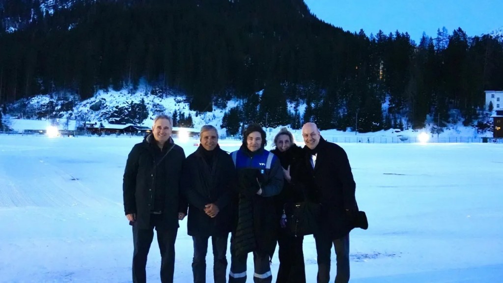 Milei ya está en Davos y este miércoles expondrá ante el Foro Económico Mundial