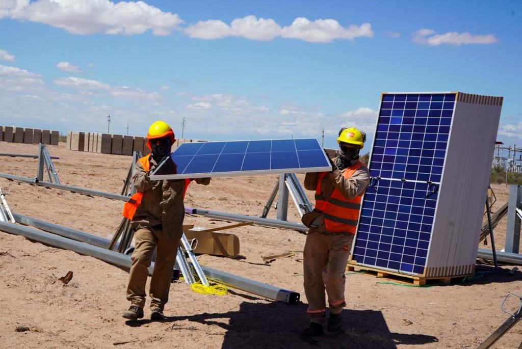 Significativo avance de la obra del Parque Solar I