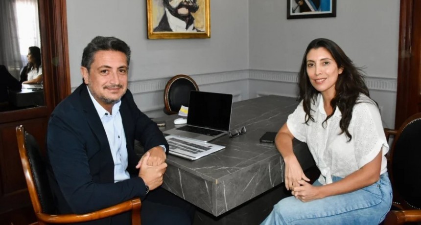 Ricardo Herrera se reunió con la senadora Florencia López