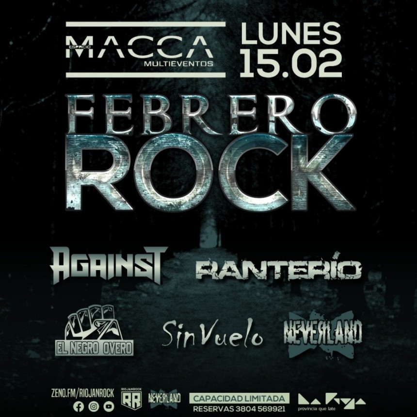 Se realizará el “Febrero Rock”