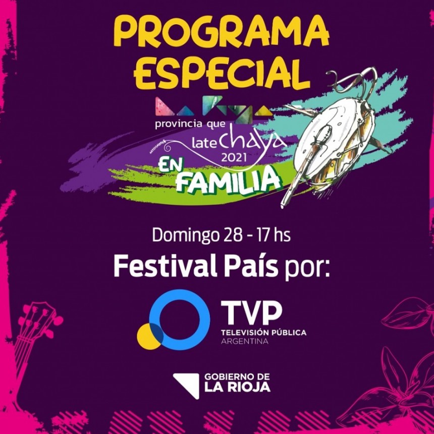 Edición virtual de la Chaya 2021 será transmitida por la TV Pública