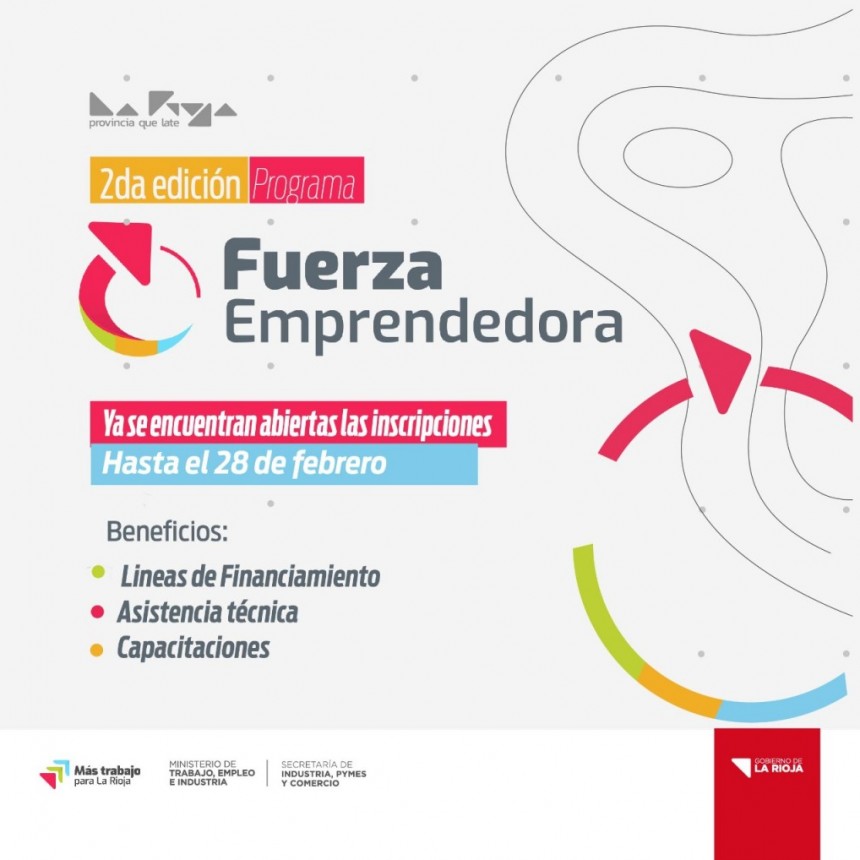 Lanzaron Segunda Edición del Programa Fuerza Emprendedora 