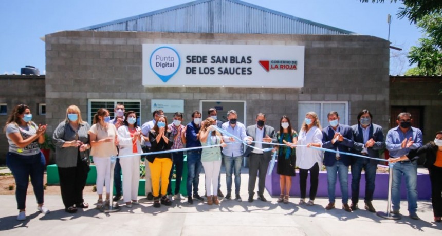  Inauguraron un nuevo Punto Digital  en“San Blas de Los Sauces” 
