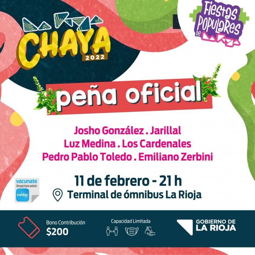 Viernes de Peña Oficial de la Chaya 2022