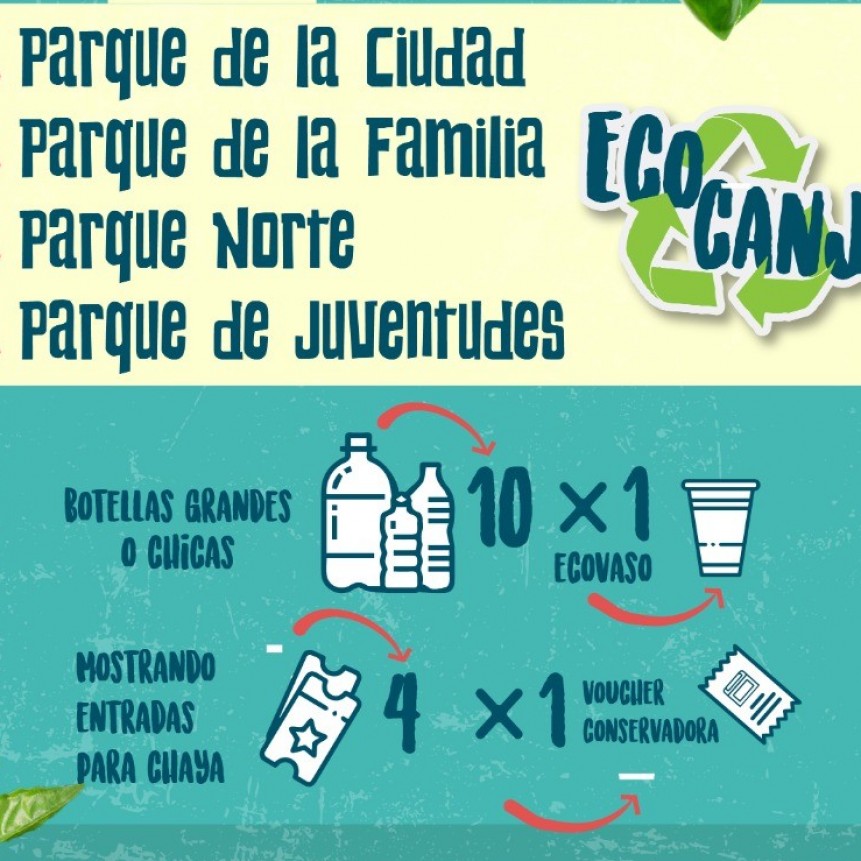Comienza la campaña Eco Canje para minimizar residuos y fomentar la política de reciclaje 