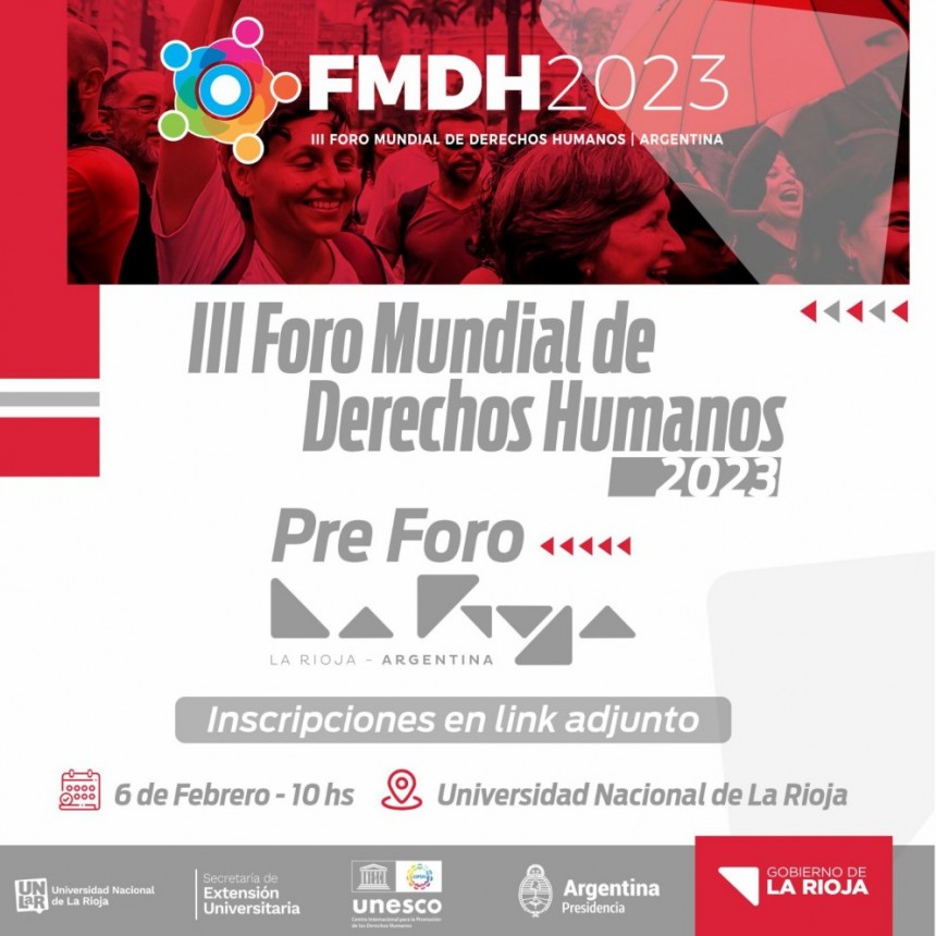 Hoy se realiza el Pre Foro Mundial de Derechos Humanos 