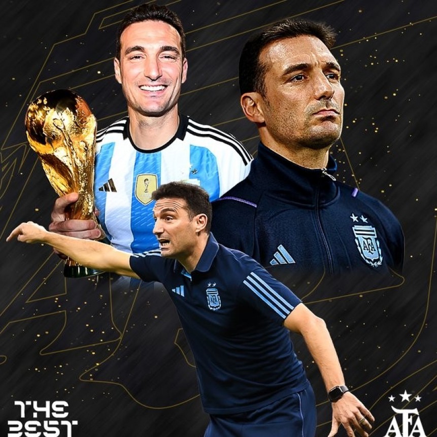  Scaloni está entre los tres finalistas de The Best, al mejor entrenador del mundo