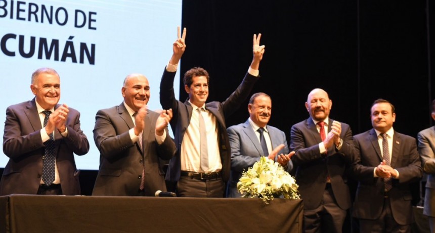 Quintela acompaño a Manzur en su reasunción como gobernador de Tucumán