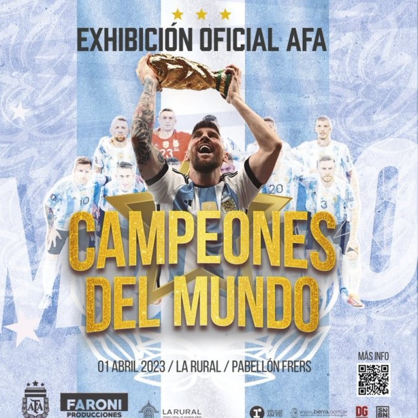 La AFA expondrá la Copa del Mundo en La Rural