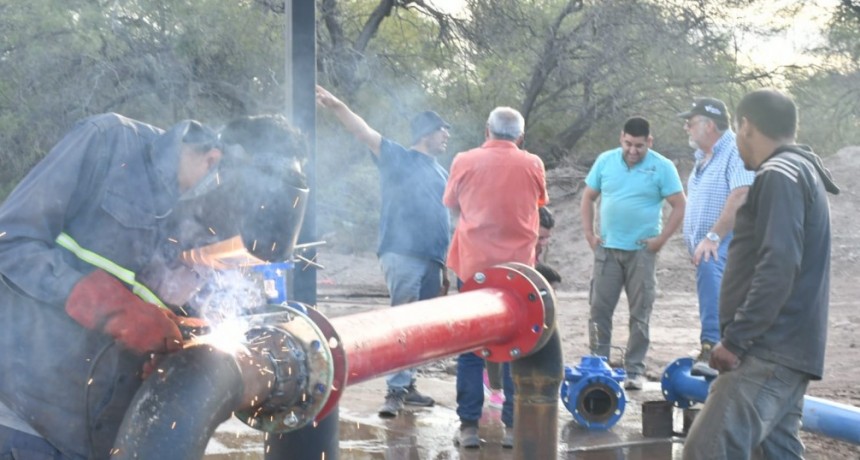 El Gobierno realiza obras para paliar los efectos de la sequía en Chepes