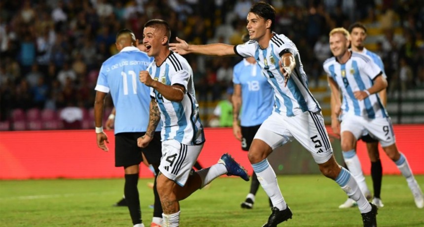 Argentina empató con Uruguay y clasificó a la otra instancia en el Preolímpico Sub 23