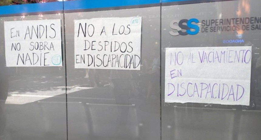El Gobierno despidió a más de 150 trabajadores de la Agencia Nacional de Discapacidad