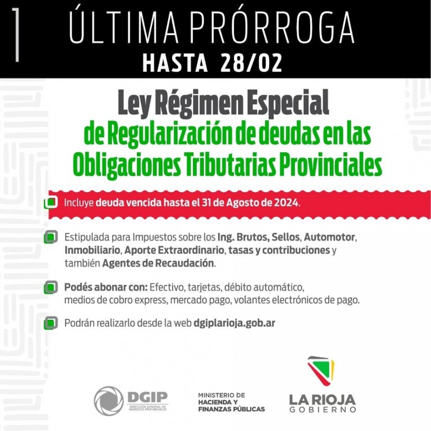  Se extiende el plazo para regularizar deudas tributarias