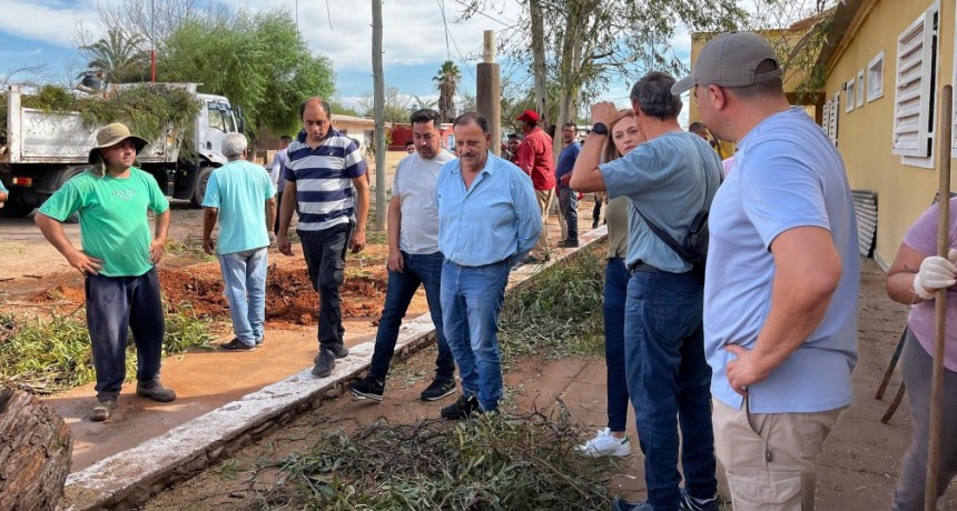  Quintela en Patquía: Como es la situación luego del temporal 