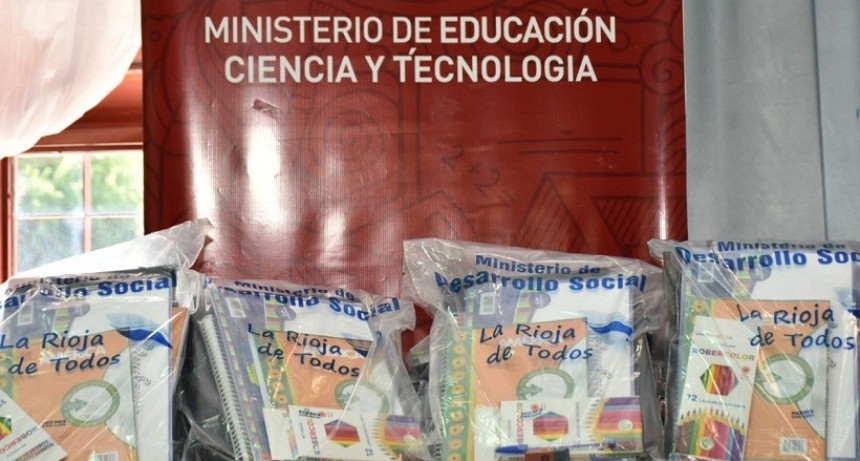Los alumnos del nivel primario tendrán su kit escolar