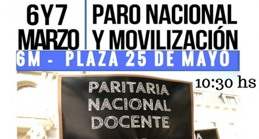 AMP convoca a movilización en plaza 25 de mayo