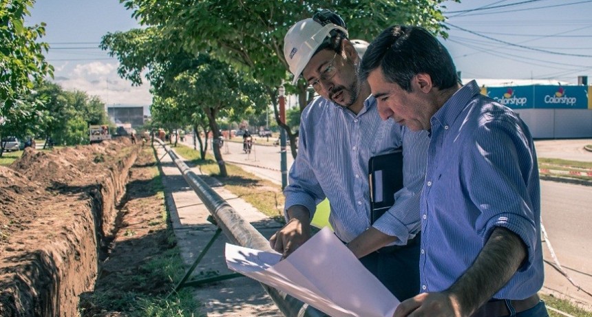 El gobierno inició obra de gas natural en la zona sur de la capital