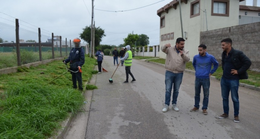 Municipio continua las tareas para recuperar la ciudad 