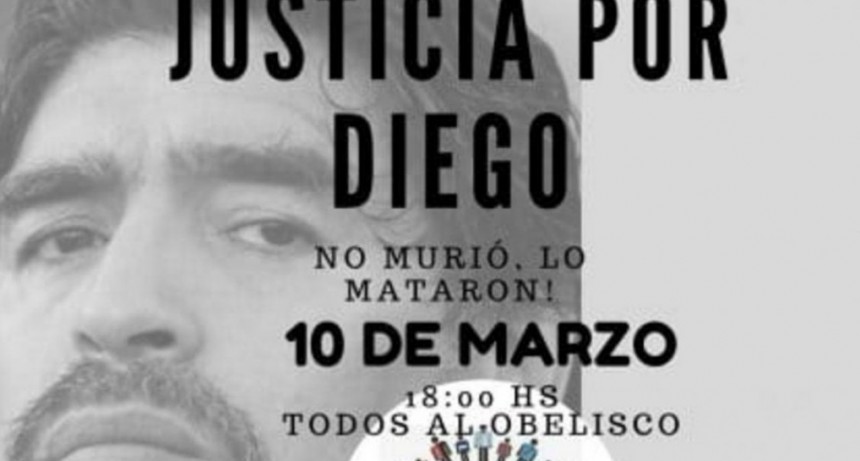 La familia de Maradona pide que vayan todos al Obelisco para pedir justicia por la muerte del Diez