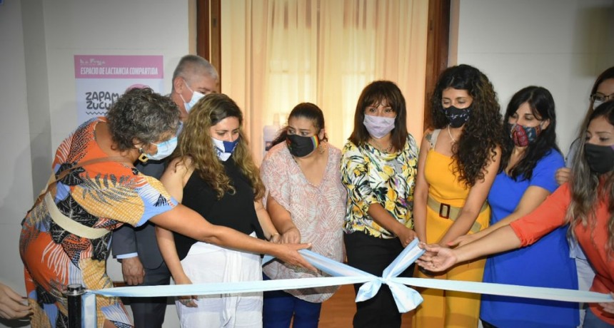 Inauguran lactario Zapam Zucum en Casa de Gobierno