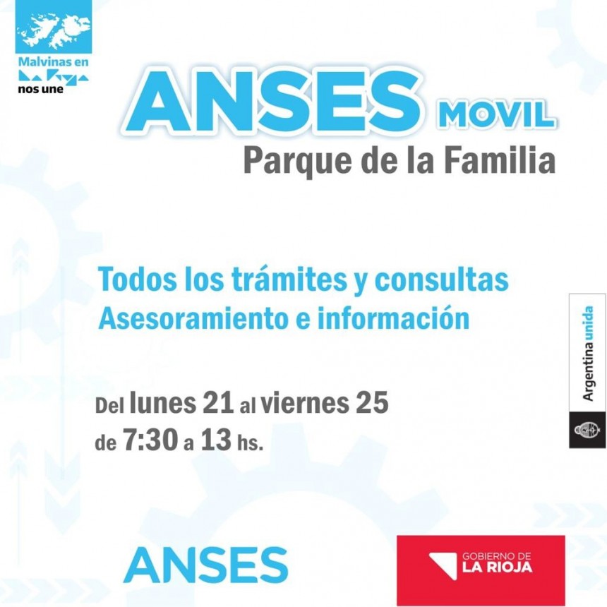 La ANSeS estará atendiendo en el Parque de la Familia 