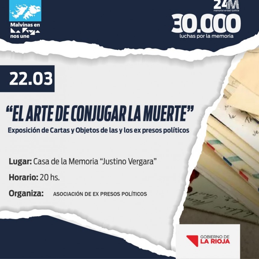 El Gobierno Provincial conmemora el Día de la Memoria por la Verdad y la Justicia 